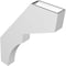Ekena Millwork 3-in. W x 18-in. D x 24-in. H Monterey Architectural Grade PVC Knee Brace BRCP03X18X24MON - alternate 3